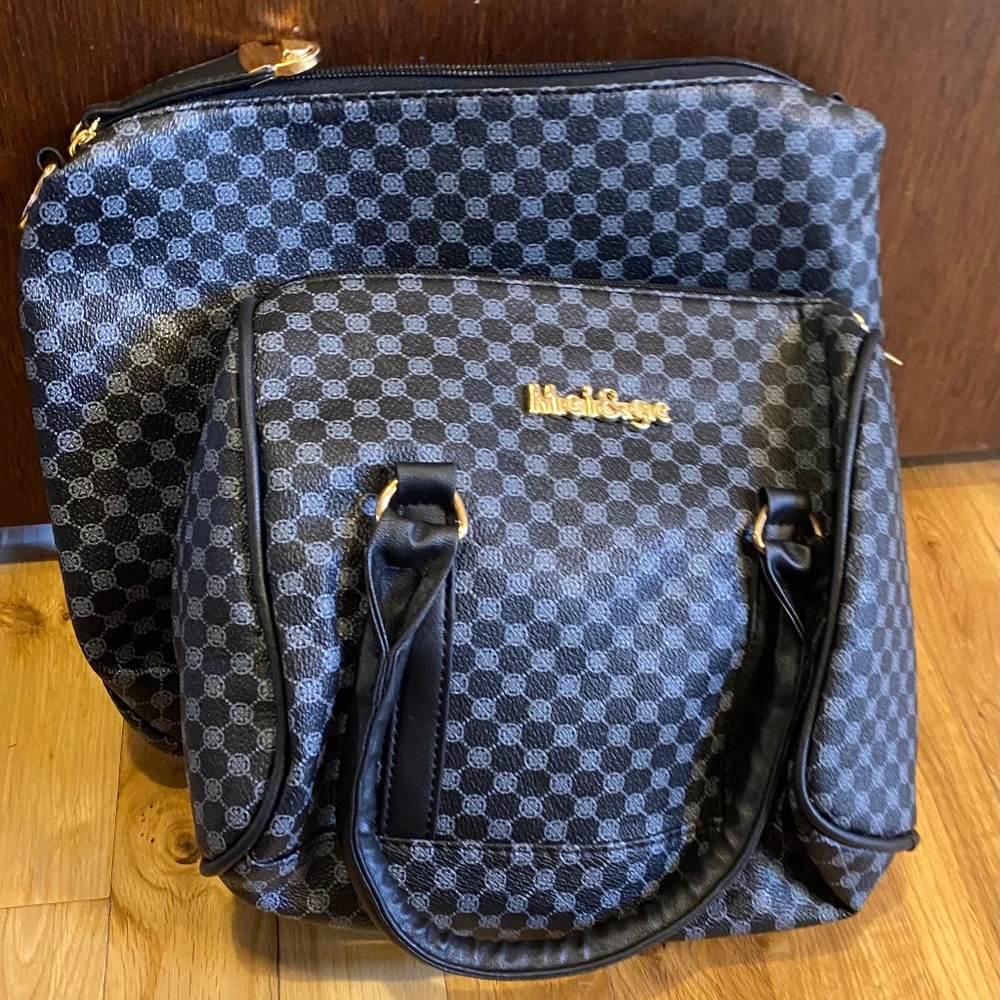 Two bags and change purse set